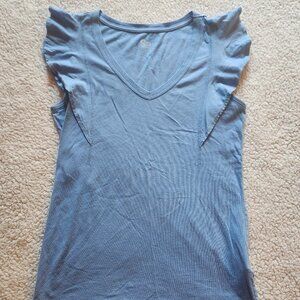 Womens flutter sleeve top